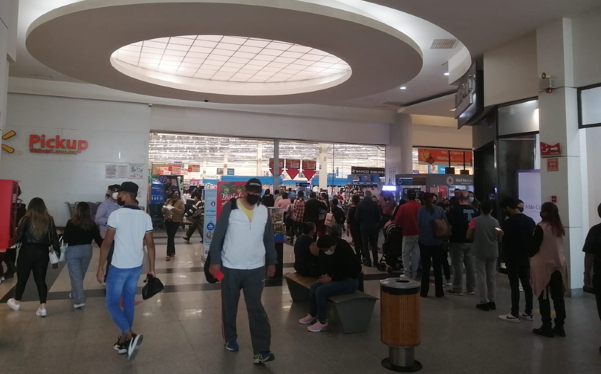 Las personas acudieron a realizar sus compras solas o en familia / Heliot Rizo