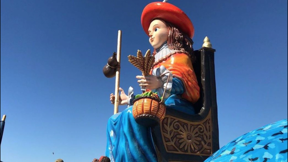 Bendicen escultura de Niño Dios de siete metros en Fresnillo