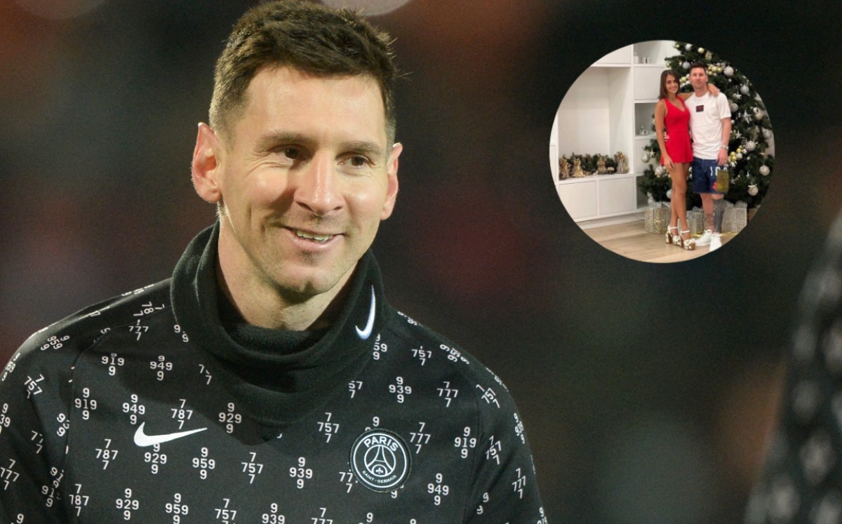 El criticado y 'económico' outfit navideño de Lionel Messi que hizo explotar las redes (AFP)