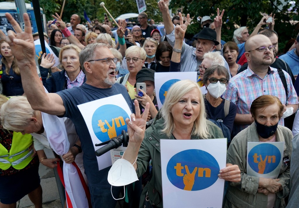 El canal TVN de Polonia está controlado por Discovery Inc., las dueña de Discovery Channel, Animal Planeta y TLC. (AFP)