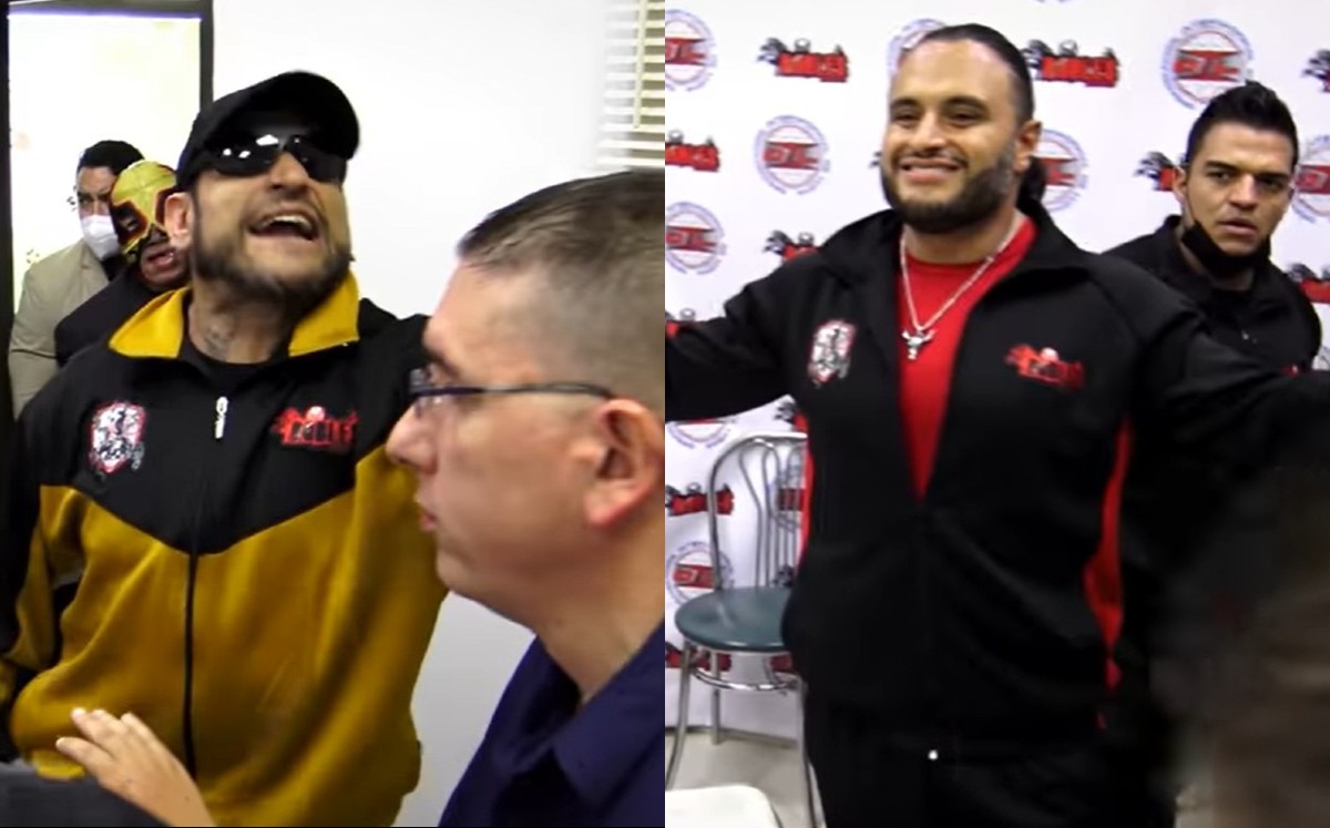Cibernético y Texano Jr arman la bronca en conferencia de prensa en Puerto Rico (Especial)