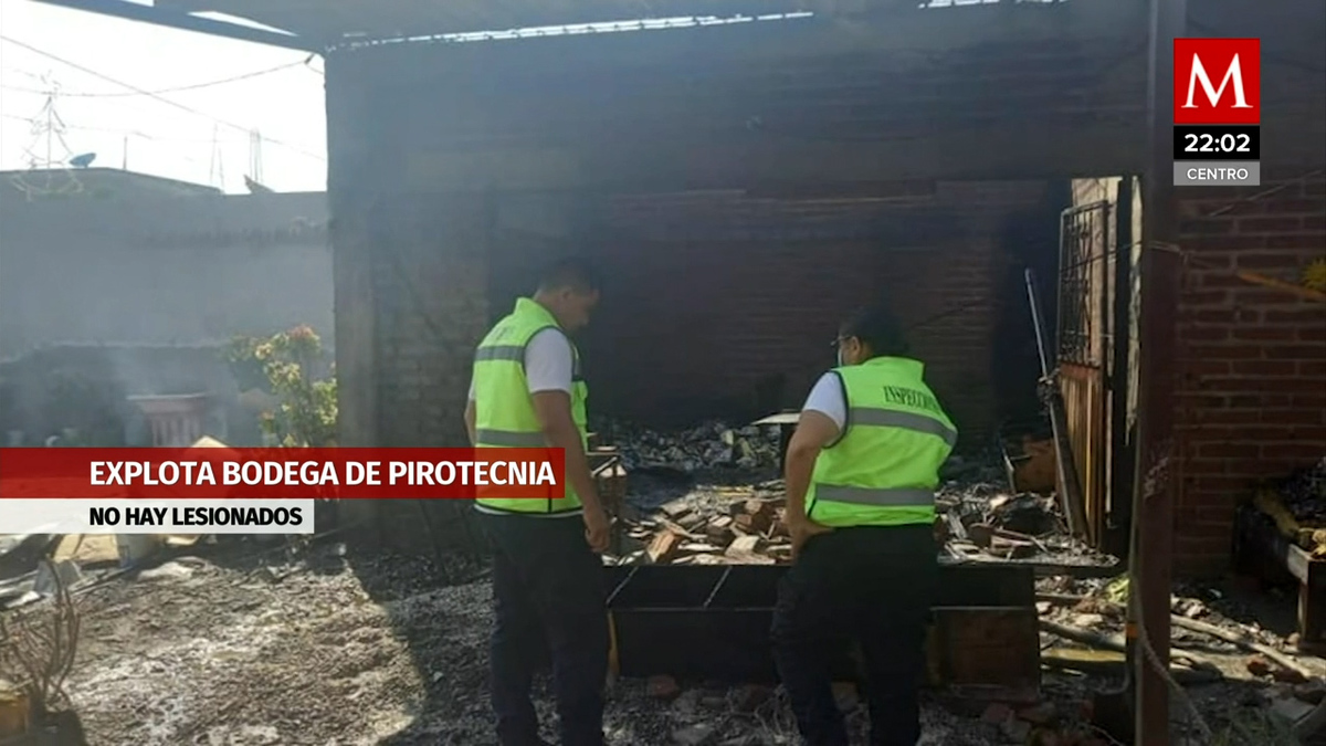 Explosión de pirotecnia deja dos heridos de gravedad en Tultepec
