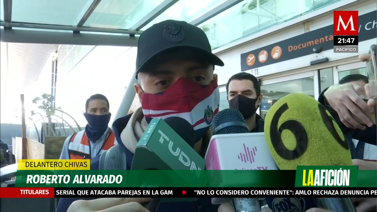 Chivas. Roberto Alvarado llega a  Guadalajara