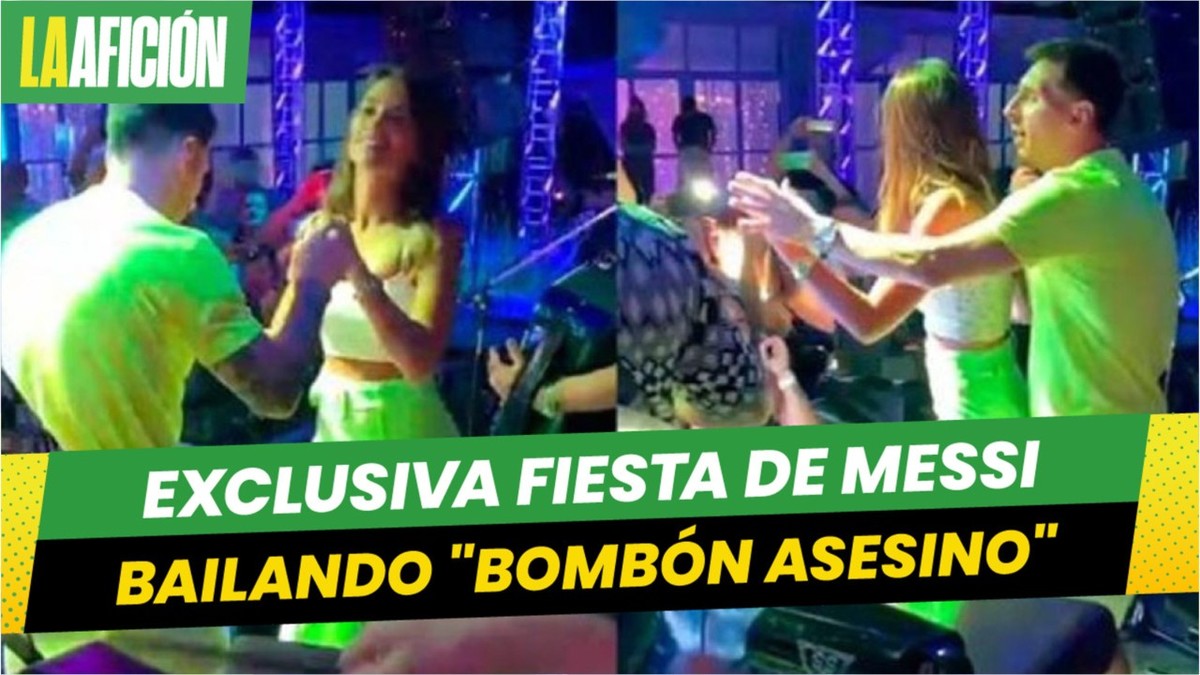 La fiesta de Lionel Messi donde bailó al ritmo del Bombón asesino