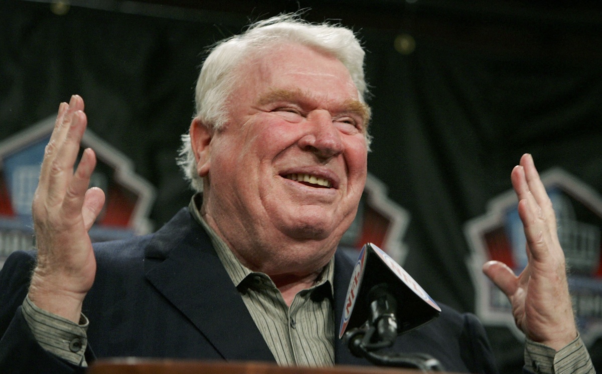 John Madden, leyenda de la NFL (AFP)