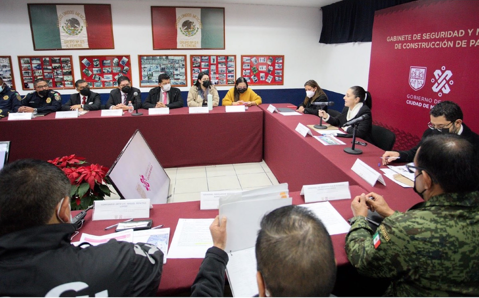 Sheinbaum instala Gabinete de Seguridad en Venustiano Carranza