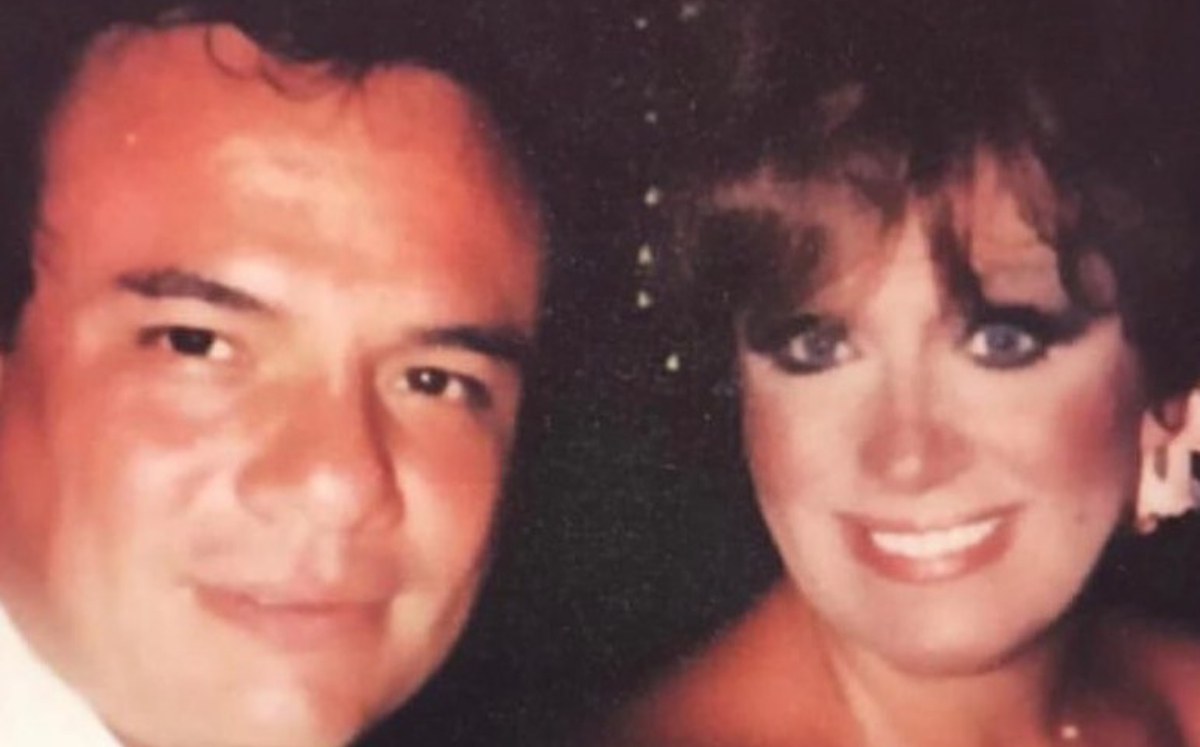 Anel Noreña y José José en 1988 (Instagram).