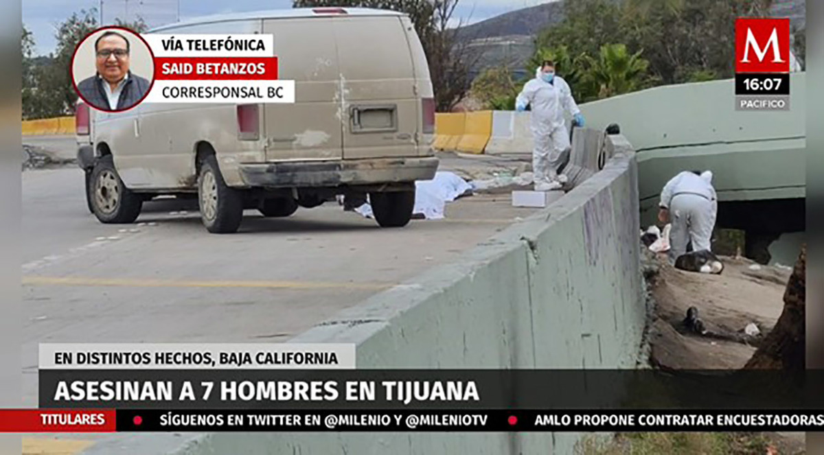 Asesinan a 7 hombres en Tijuana en distintos hechos