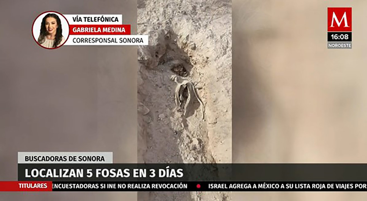 Las buscadoras de Sonora localizan 5 fosas clandestinas en tres días