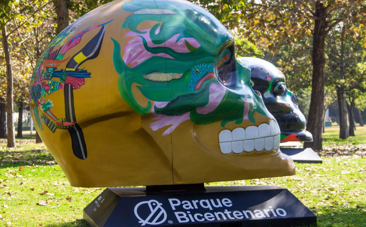 Mexicráneos ya están en Parque Bicentenario (Facebook).