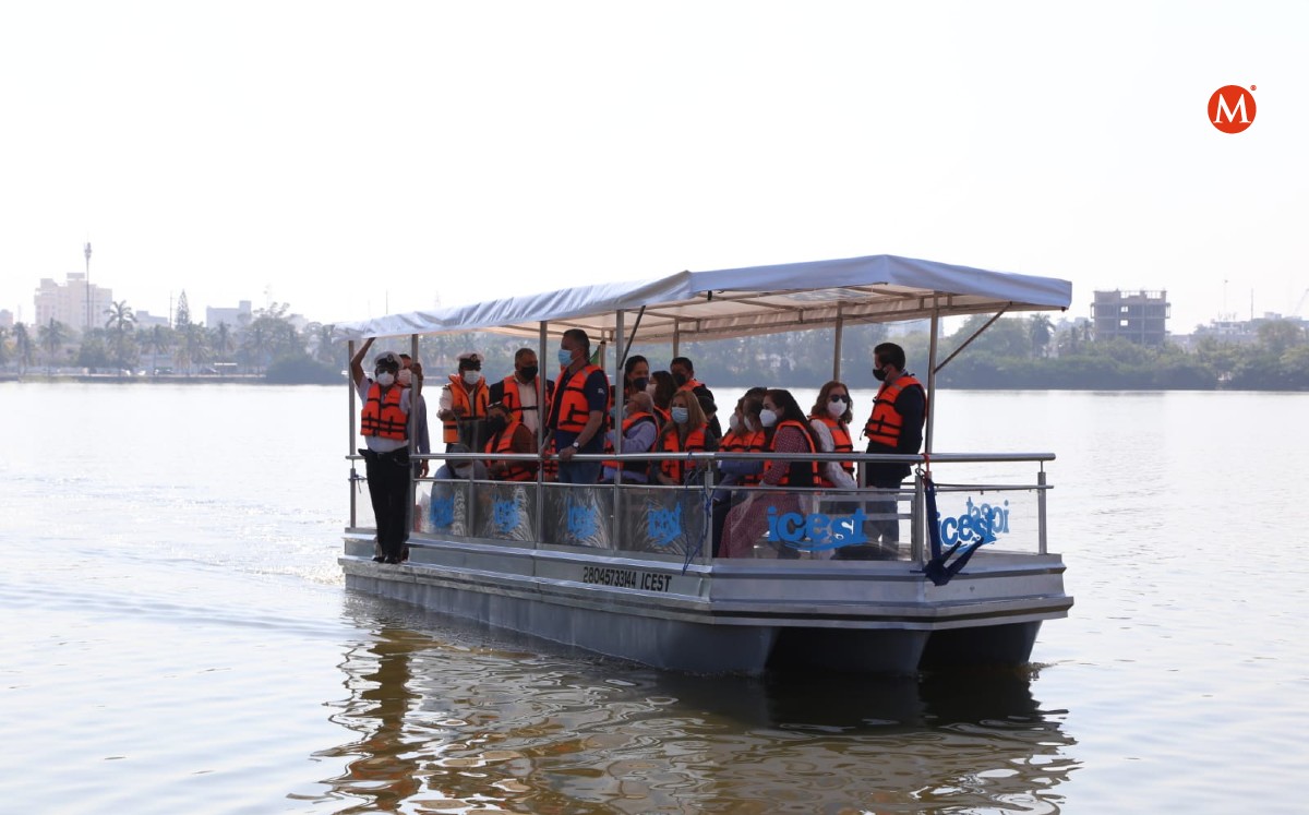 Tampico tiene nuevo pontón para paseos por laguna del Carpintero y Canal de la Cortadura. (Yazmín Sánchez)