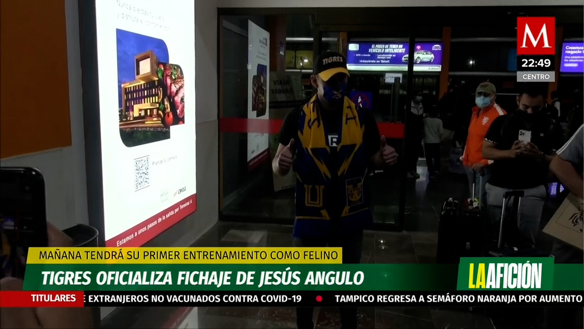 Tigres anuncia oficialmente a Jesús Angulo como su nuevo jugador