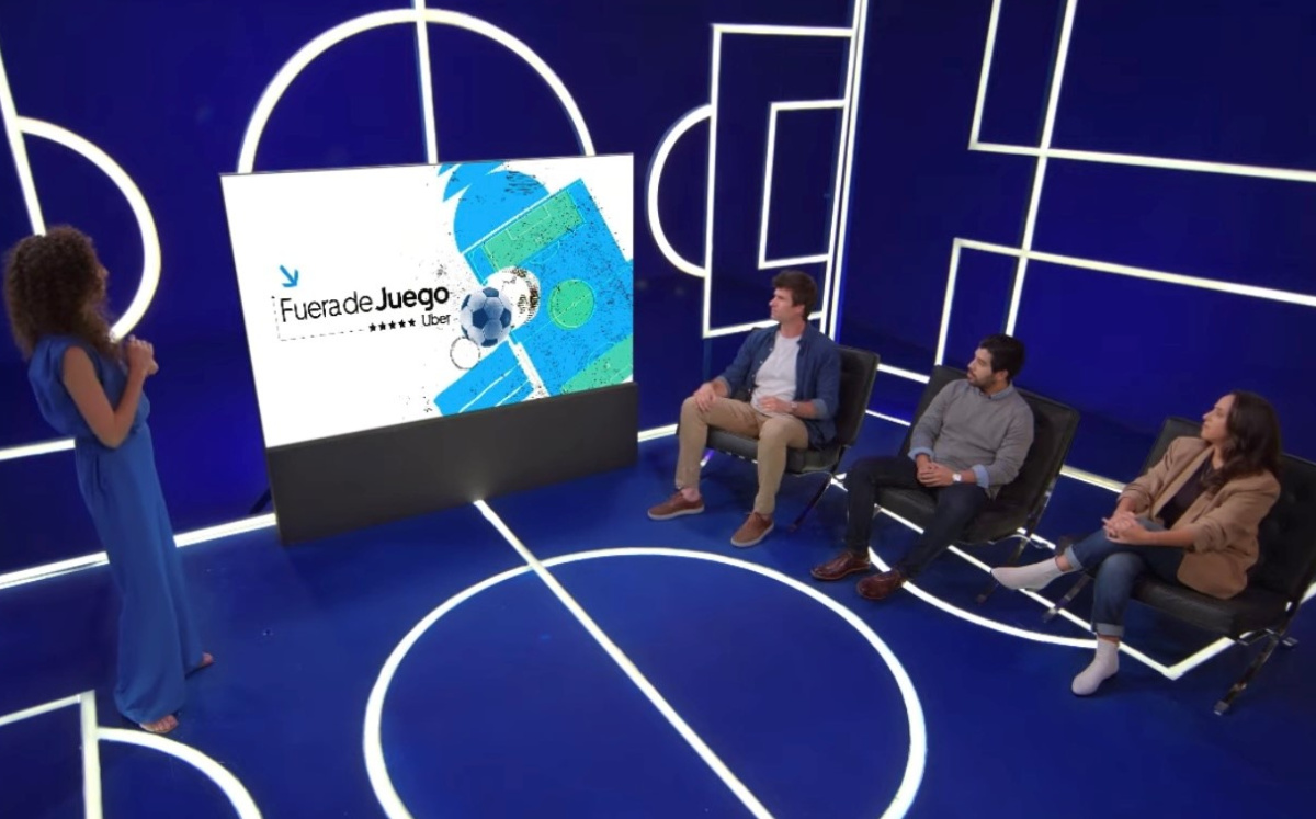A través de la aplicación se puede ver un programa ficticio de análisis deportivo. ESPECIAL