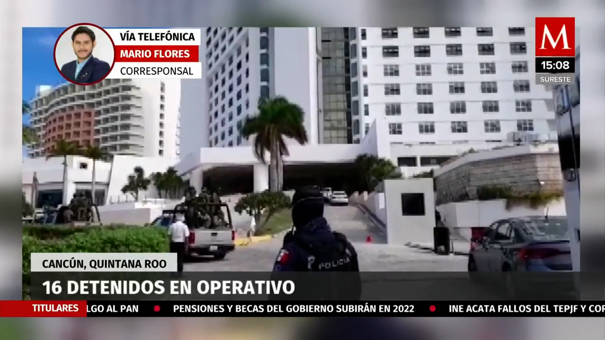 Detienen a 16 personas que vendían droga en zona hotelera de Cancún