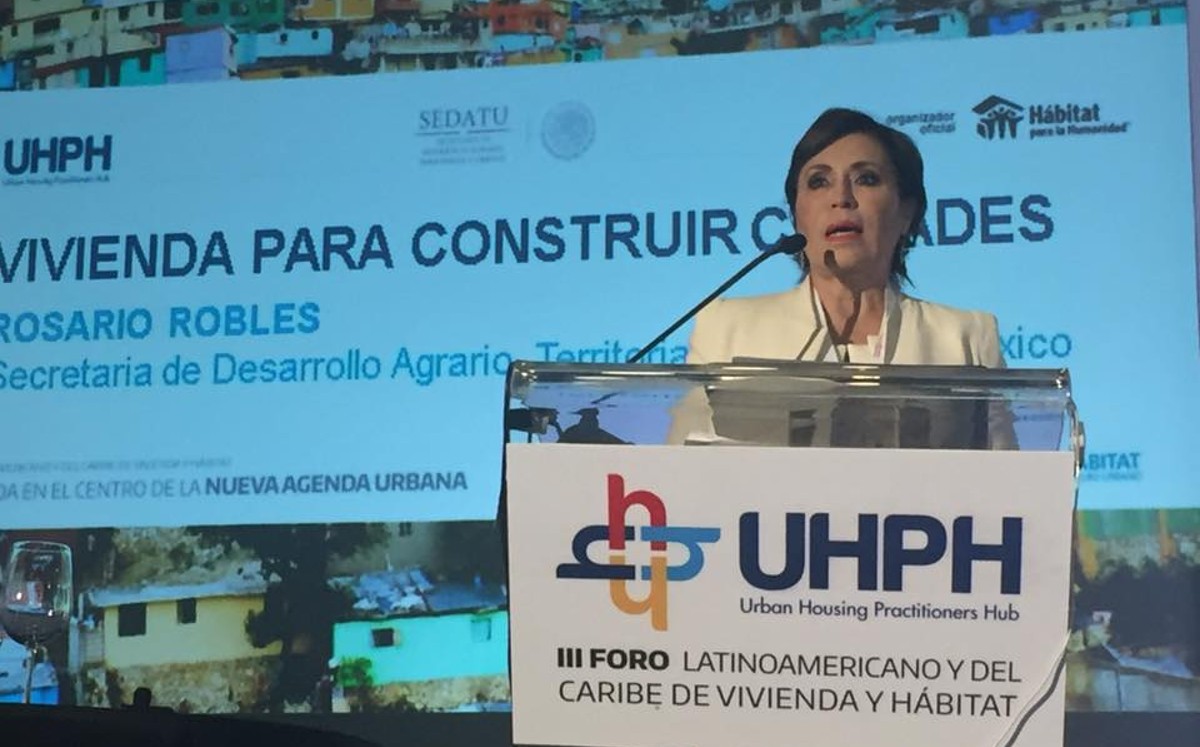 Un juez negó que Rosario Robles siga su proceso en prisión domiciliaria.  | Facebook