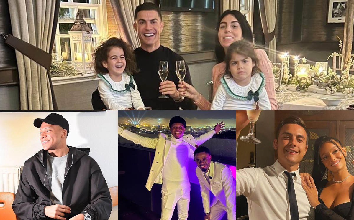Así se despiden los deportistas del 2021 y celebran el Año Nuevo (Instagram)