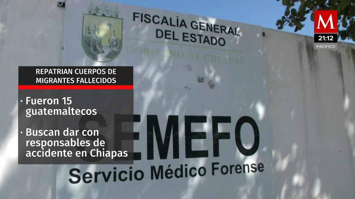 México repatria cuerpos de 15 migrantes guatemaltecos tras volcadura