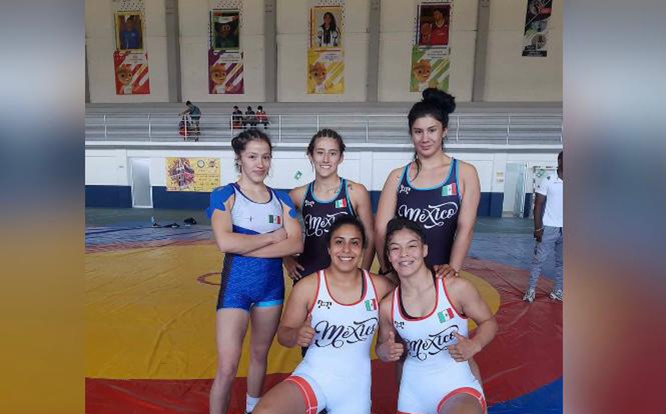 Paulina Romero fue una de las tres hidalguenses que conformaron la selección nacional de lucha para los juegos Panamericanos Junior (Cortesía)