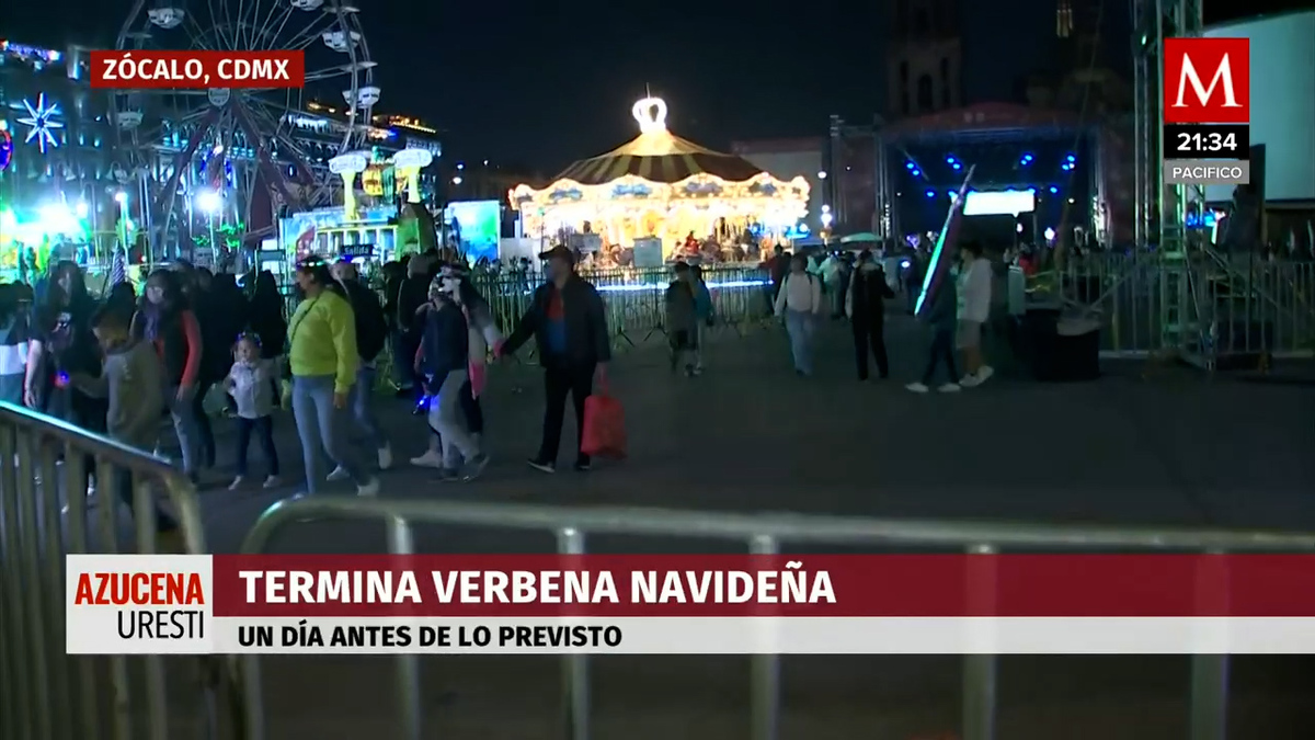 Con plantas de Nochebuena gratis, despiden Verbena Navideña en CdMx