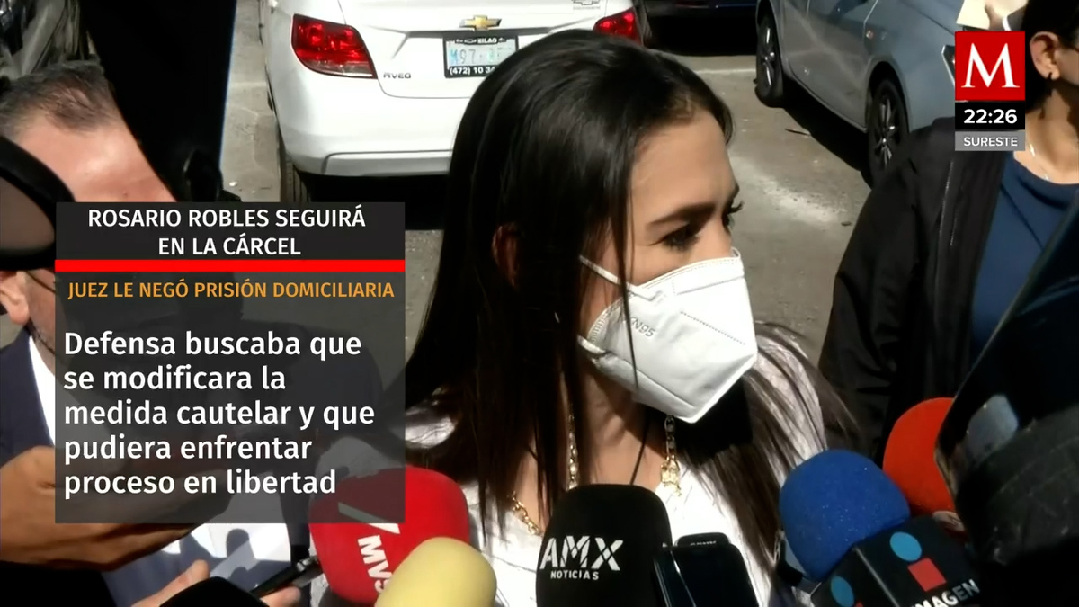 Rosario Robles seguirá en la cárcel; juez niega prisión domiciliaria
