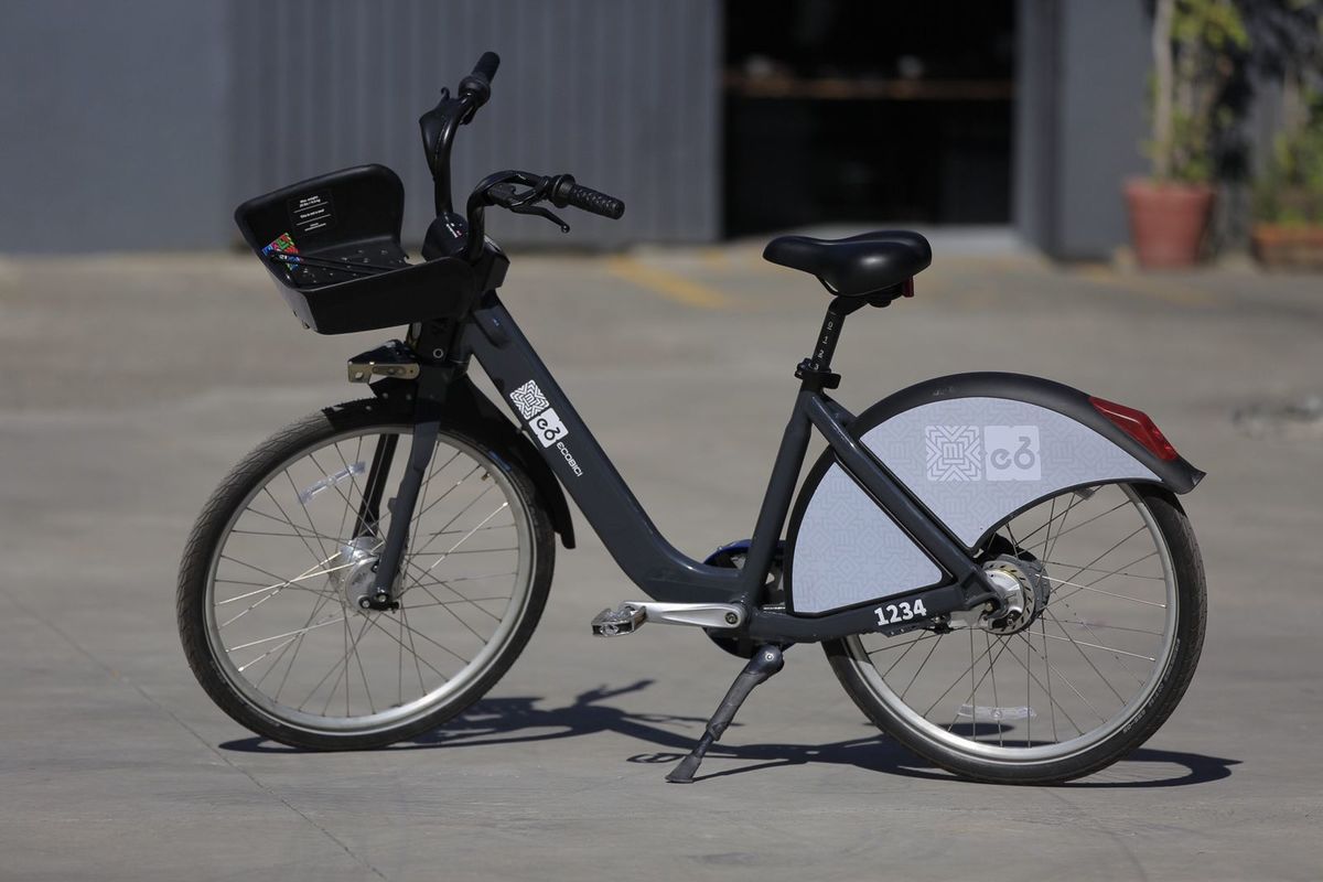 Unidad del sistema Ecobici para 2022 en CdMx.