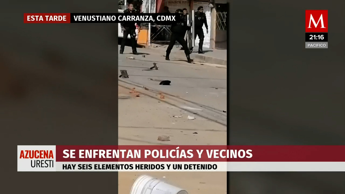 Enfrentamiento en Venustiano Carranza deja seis policías de CdMx heridos; hay un detenido