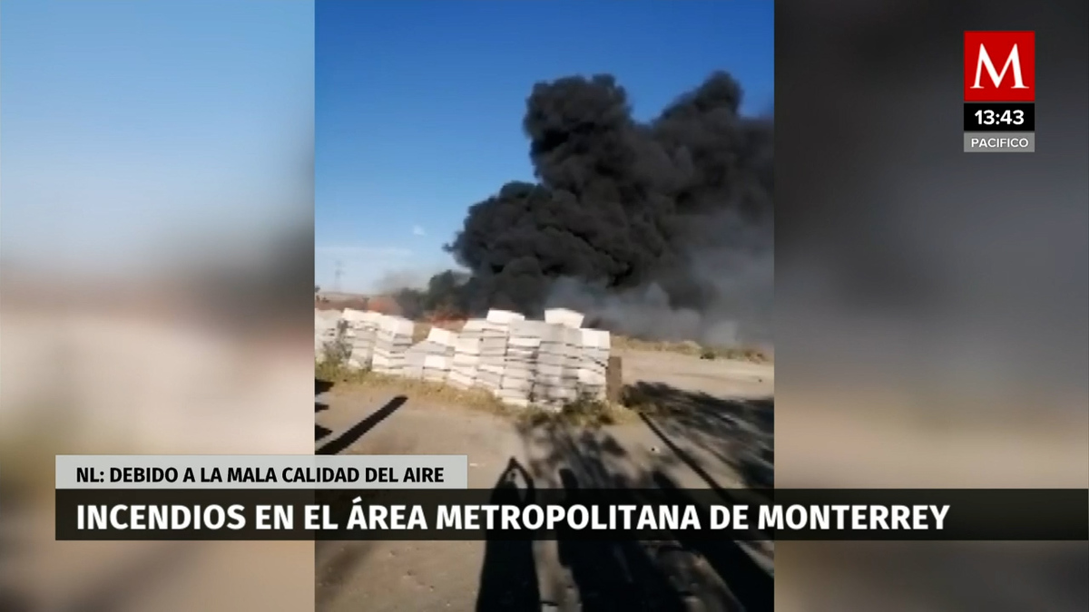 Incendios en el área metropolitana de Monterrey debido a la pirotecnia