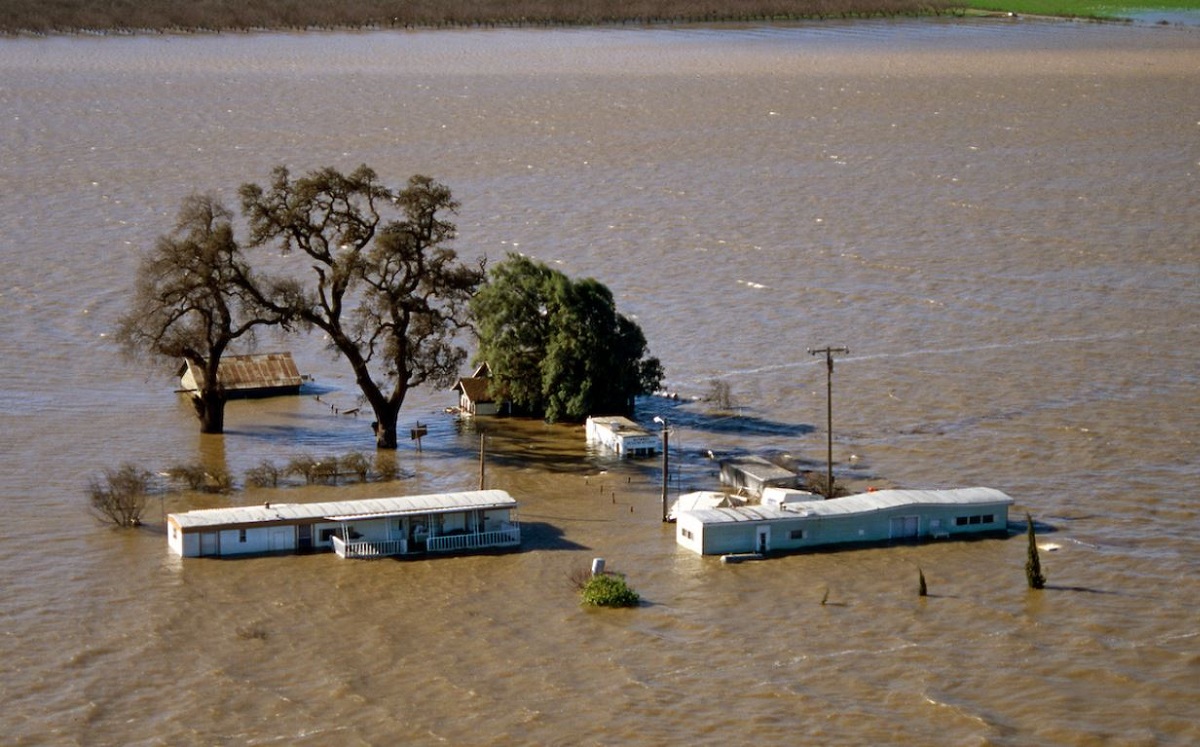Debido a las inundaciones, 48 de los 58 condados fueron declarados zonas de emergencia. | Foto: DWR
