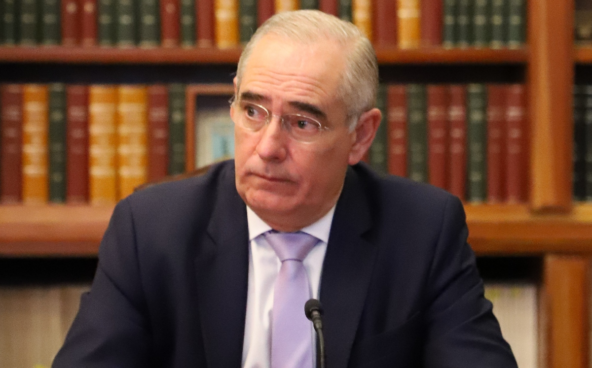 Julen Rementería, coordinador de los senadores del PAN, durante una reunión. | Cuartoscuro