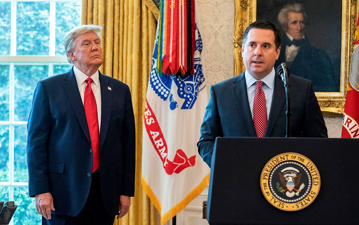 Donald Trump y Devin Nunes. | Foto: Especial