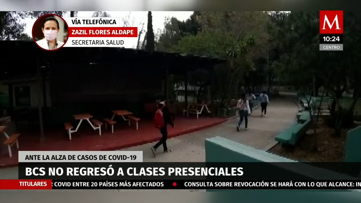 Ante la alza de casos covid-19, BCS no regresó a clases presenciales