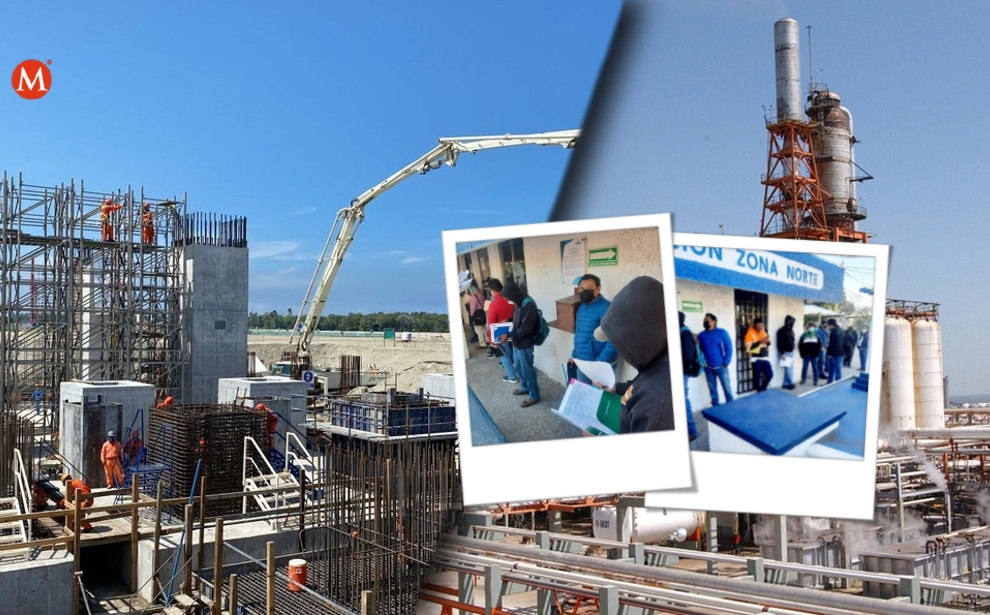 Contratistas buscan obreros en Tamaulipas para refinería Dos Bocas.