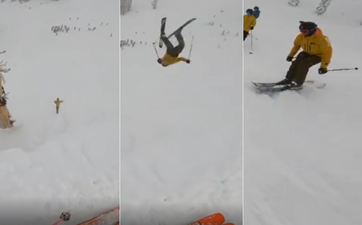 Esquiador salva la vida tras quedar enterrado en la nieve