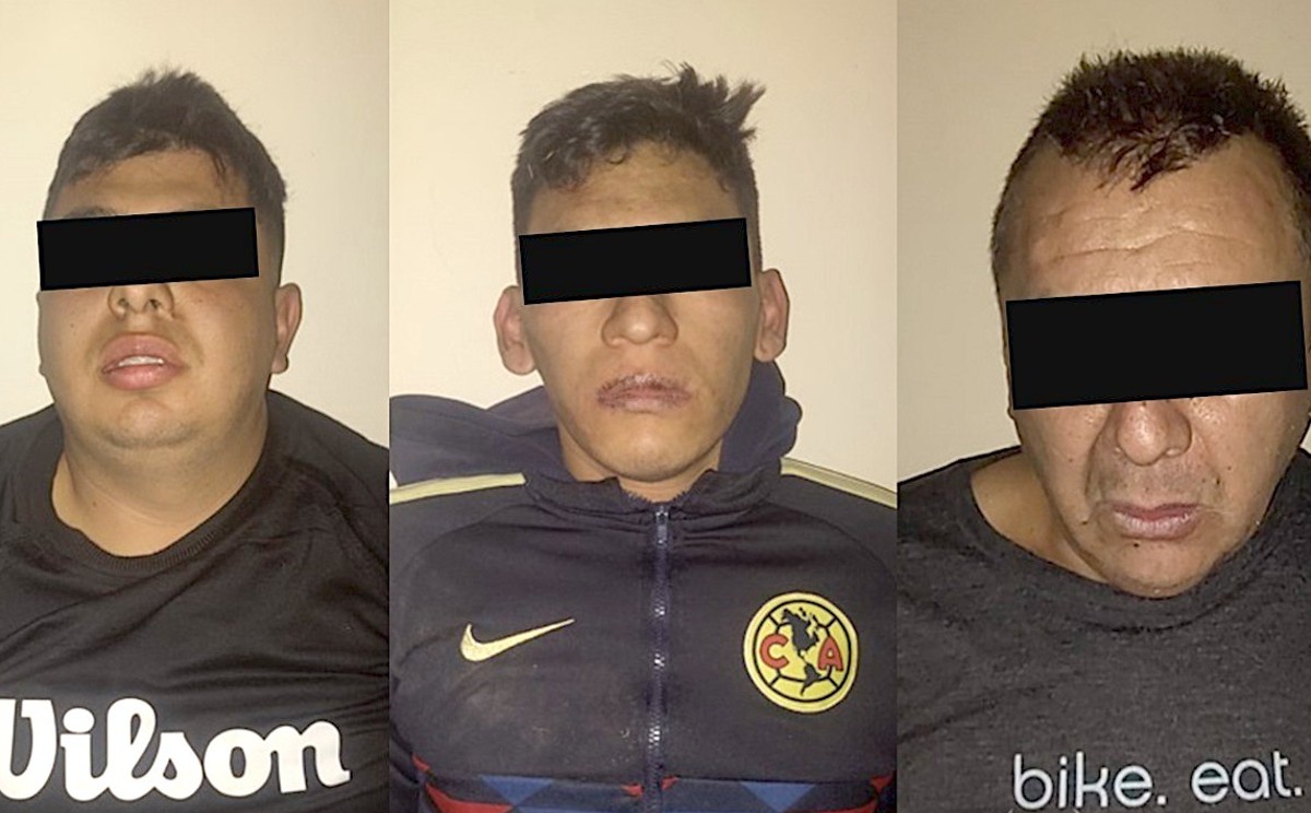 Fueron identificados como Yoshua Jesús “N”, Diego Armando “N” y Luis Marcelino “N”.