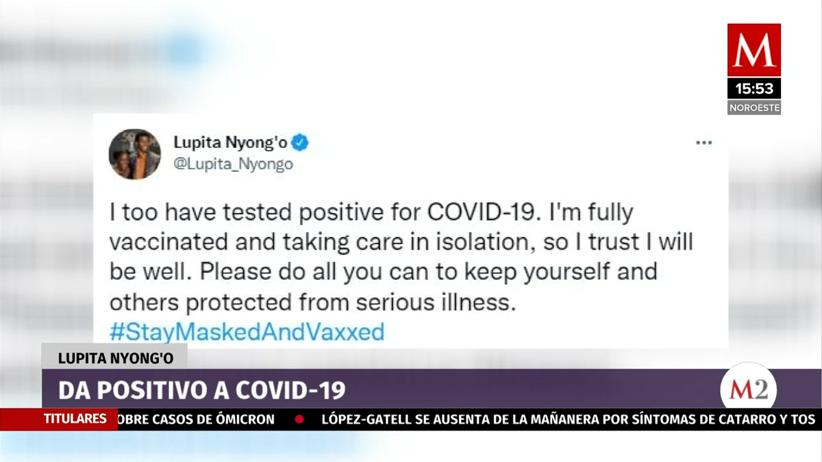 Lupita Nyong'o da positivo a covid-19