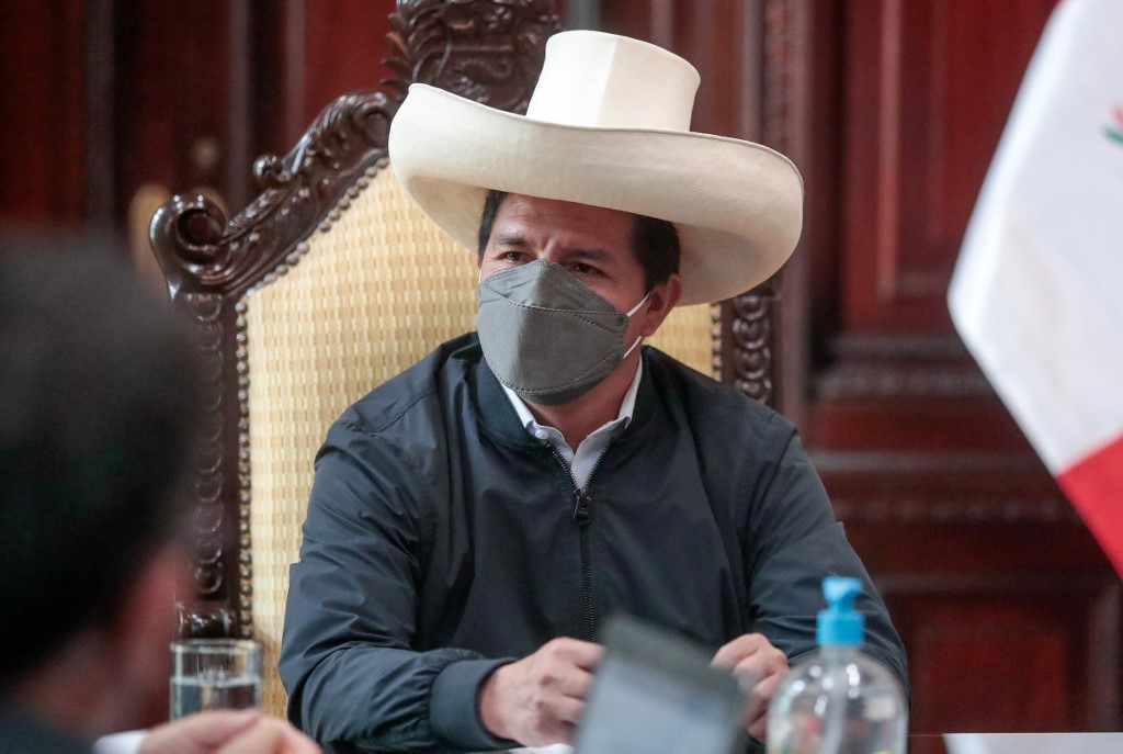 Pedro Castillo, presidente de Perú. (AFP)