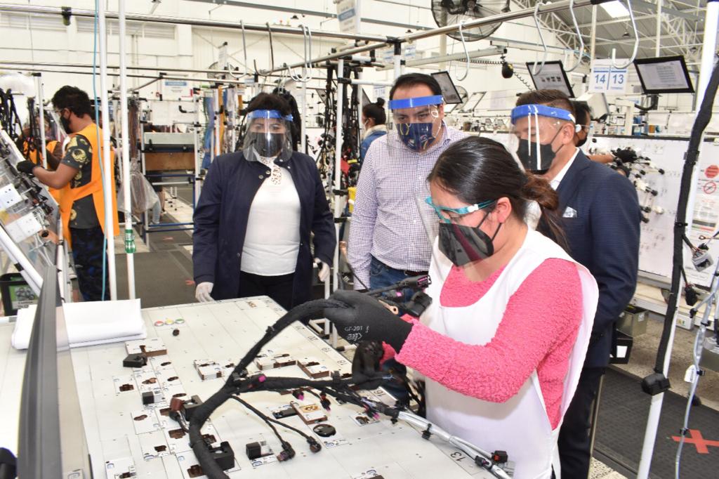 Sergio Vargas Téllez, secretario de Desarrollo Económico de Hidalgo en visita a zonas industriales. (Cortesía)