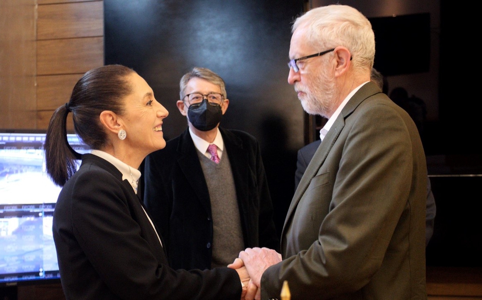 Sheinbaum se reúne con Jeremy Corbyn en CdMx