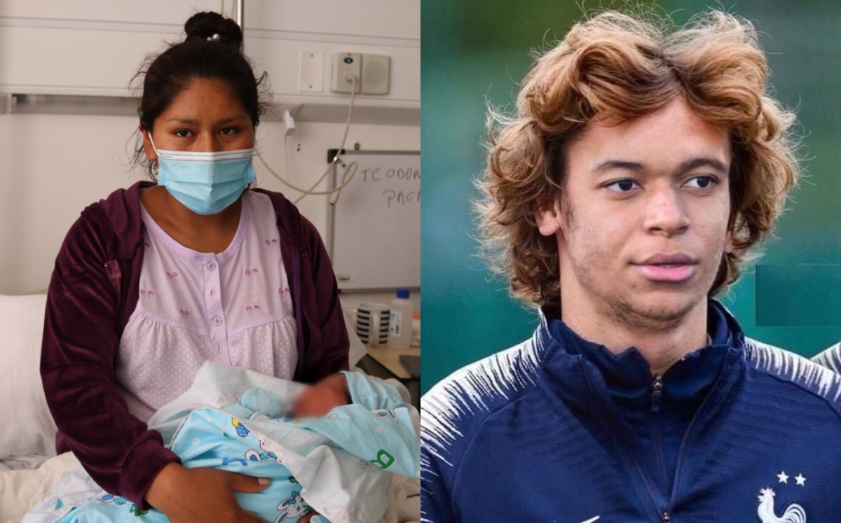 Bebé es llamado Griezmann Mbappé en Chile (Twitter @hospitalcopiapo / Especial)
