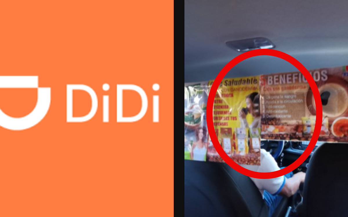 Conductor de DiDi se hace viral por vender café naturista en su auto |Especial