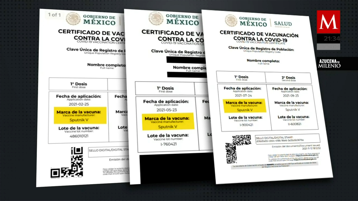 En dos horas y por 3 mil 500 pesos, certificados de vacunación falsos