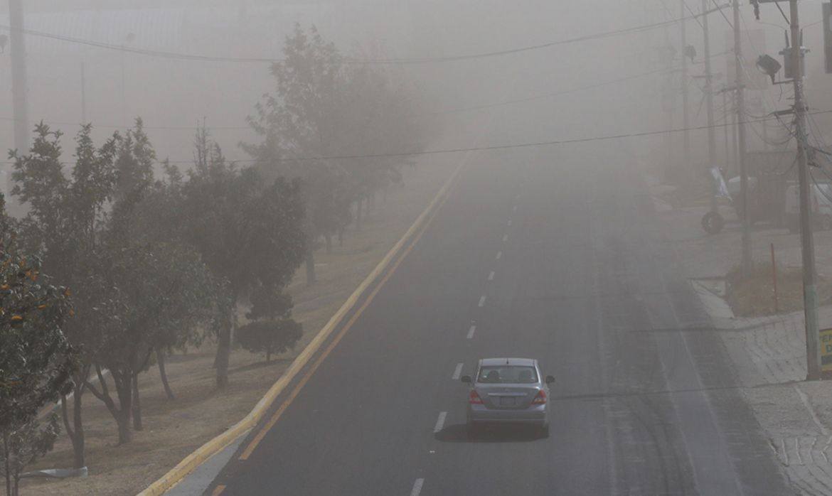 Esa contaminación está presente en las zonas bajas y es inhalada por la población. (Jorge Sánchez)