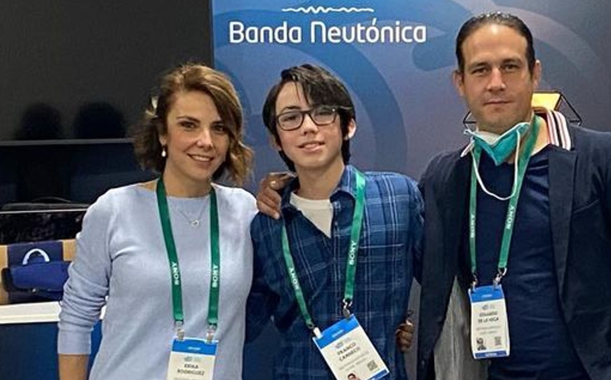 El joven ya está en Las Vegas en la edición 2022 del CES. (Instagram)
