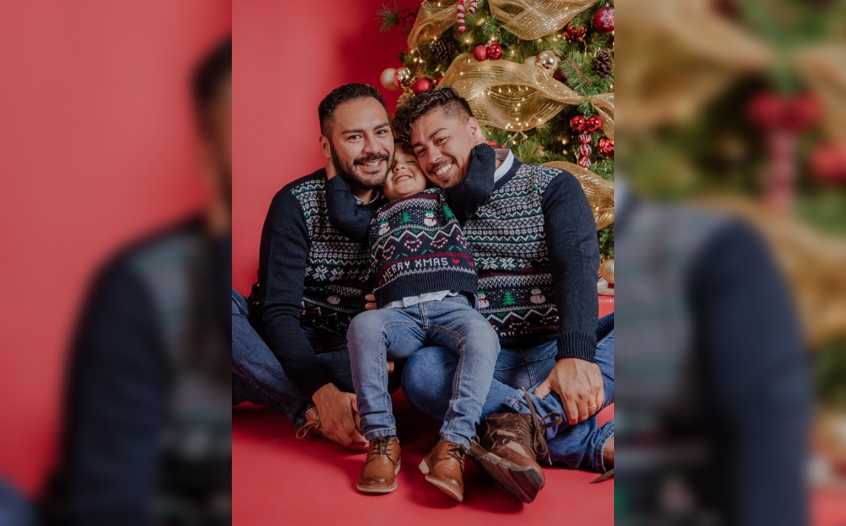 La pareja cumplió su sueño de tener una familia