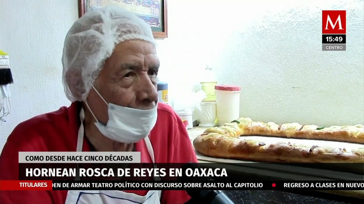 En Oaxaca continuan con la tradición de vender roscas de reyes