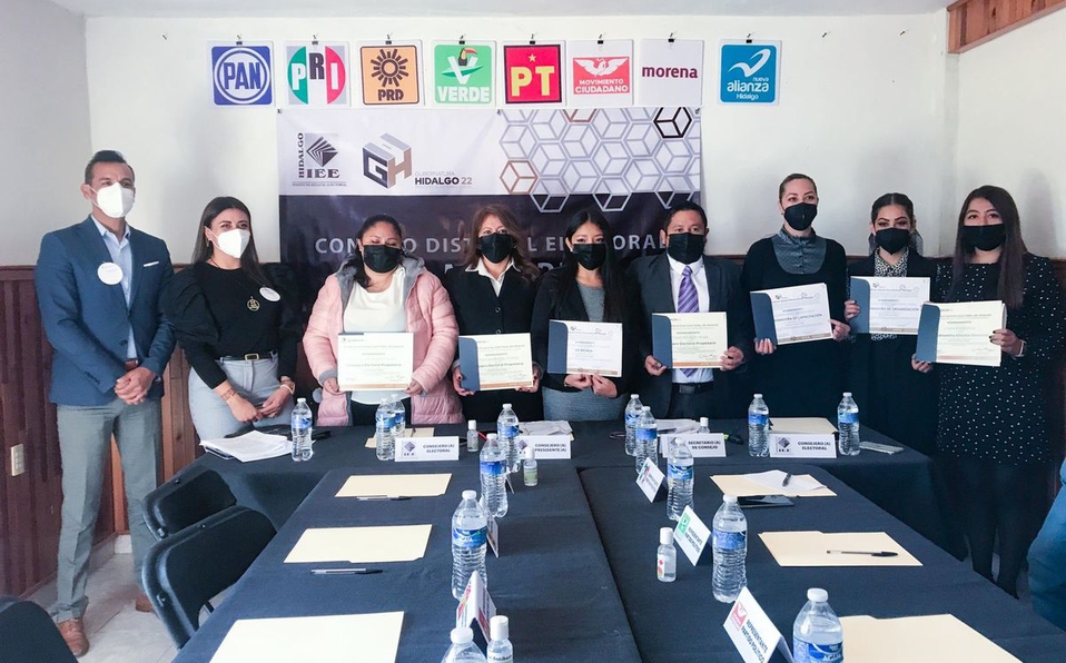 IEEH instala 4 Consejos Distritales Electorales