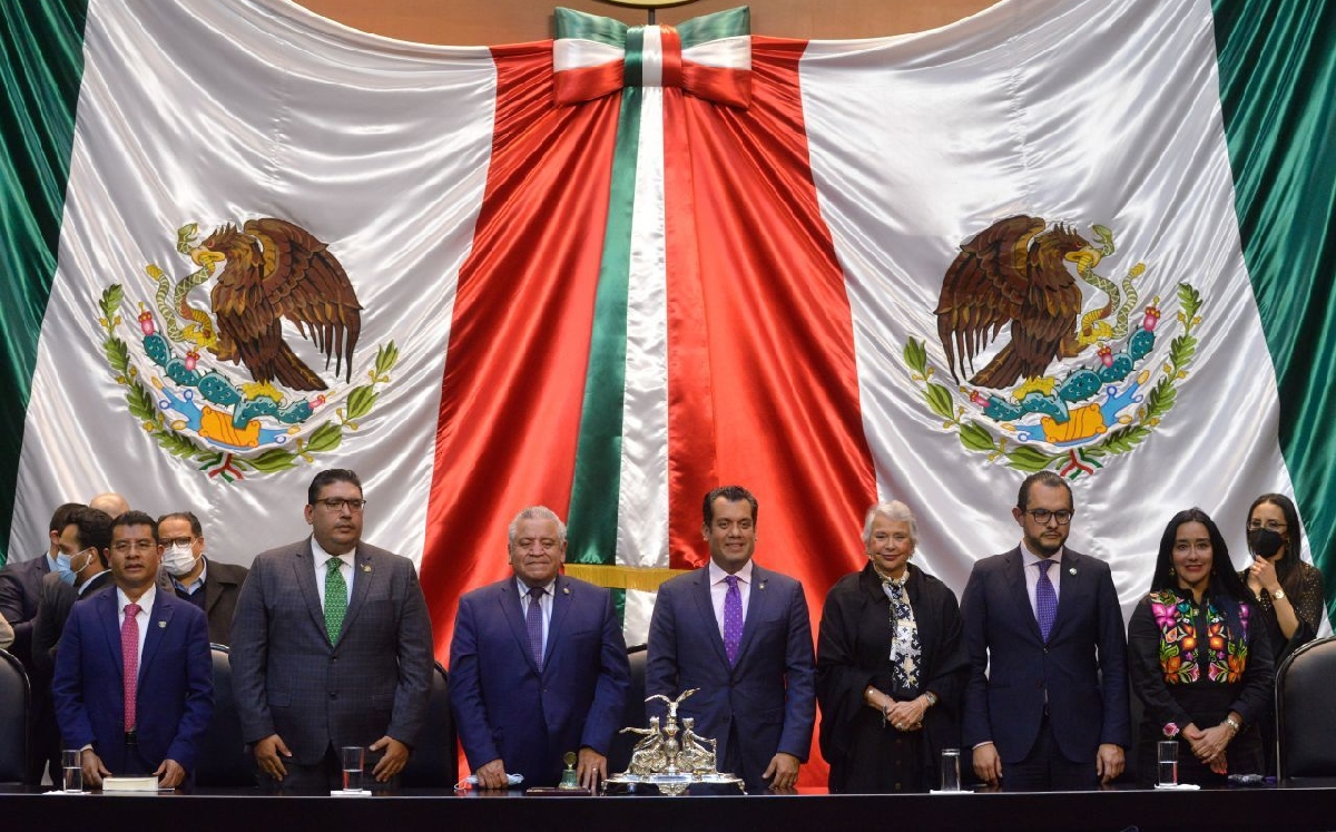 Legisladores durante la instalación de la Comisión Permanente en diciembre de 2021. | Cuartoscuro