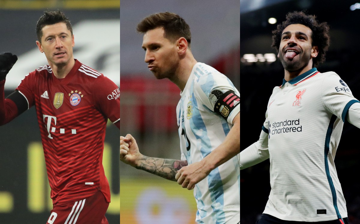 Lewandowski, Messi y Salah, finalistas del premio The Best de la FIFA (Reuters)