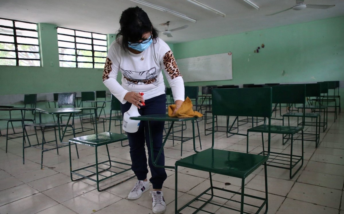 La SEP tiene un protocolo especial para casos de covid-19 en escuelas. | Cuartoscuro