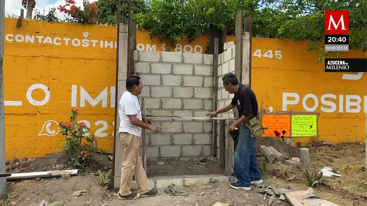 Vecinos construyen capilla para los migrantes fallecidos en accidente